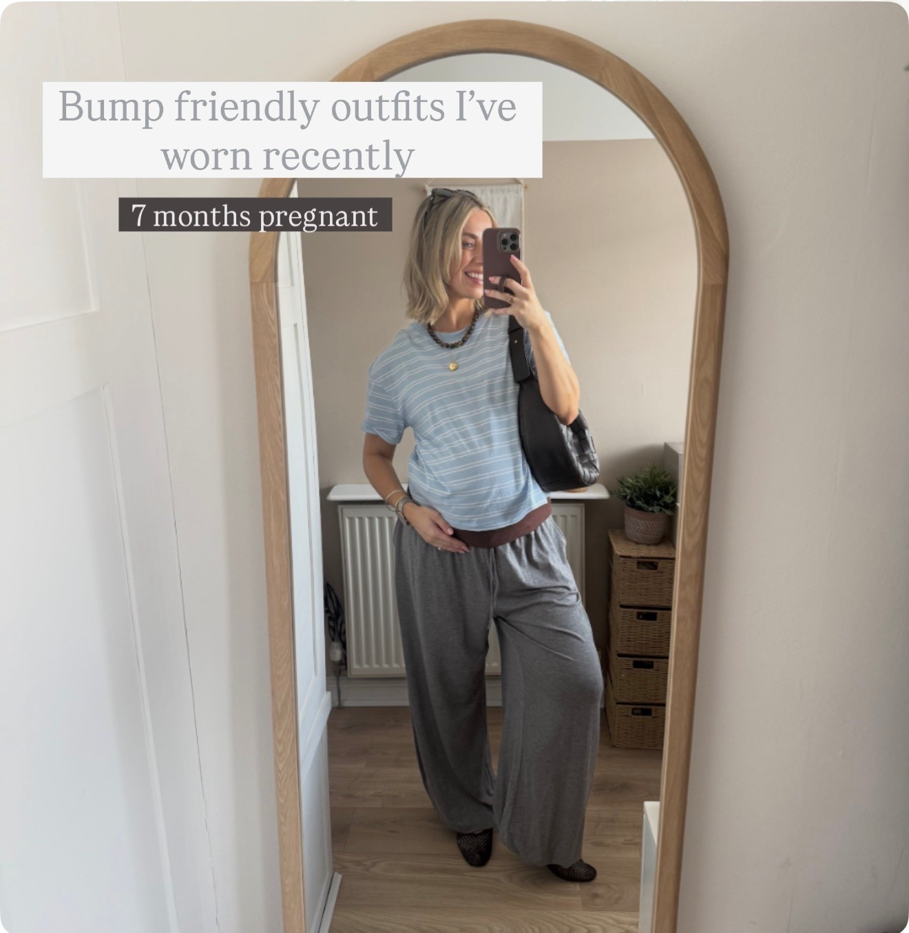 Save this post for maternity outfit inspo, all using non maternity items 🙌🏻. What I wore in April at 6-7 months pregnant 🫶🏻

#LTKspring #LTKstyletip #LTKmaternity
