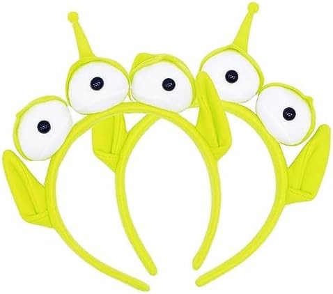 PLUSMAYI 2 PC Alien Headband Adult, Alien Headband Three-eyed Headband Monster Toy Plush Headwear... | Amazon (US)