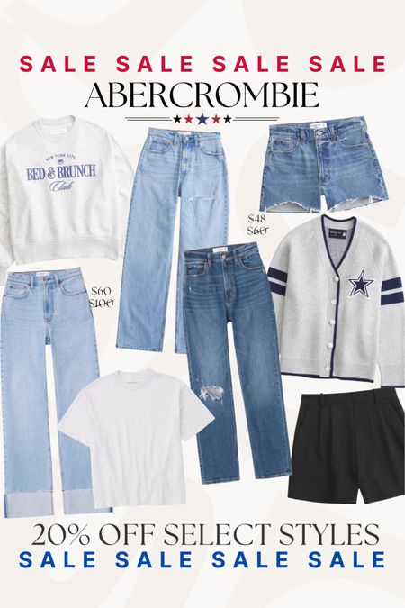 Abercrombie is 20% off sitewide, no code needed! 

Abercrombie sale, Abercrombie jeans on sale, denim shorts, Memorial Day weekend sale 

#LTKFindsUnder50 #LTKSeasonal #LTKSaleAlert