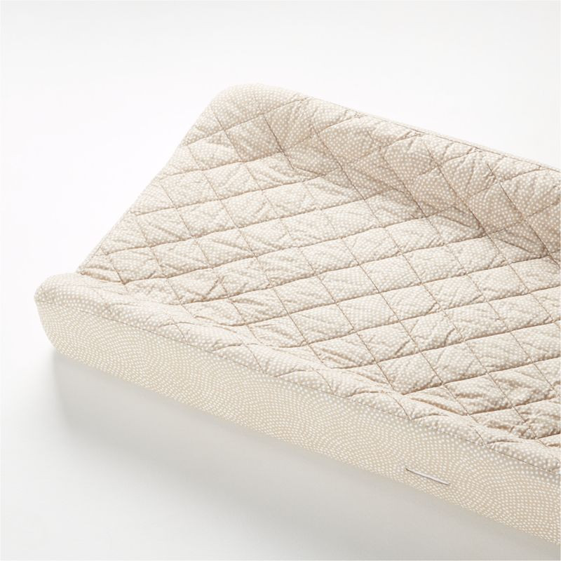 Modern Batik Organic Desert Baby Changing Pad Cover by Leanne Ford + Reviews | Crate & Kids | Crate & Barrel