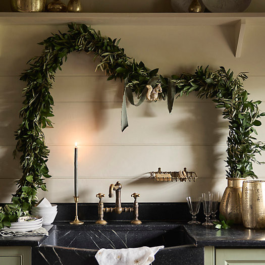 Fresh Israeli Ruscus + Olive Leaf Garland | Terrain