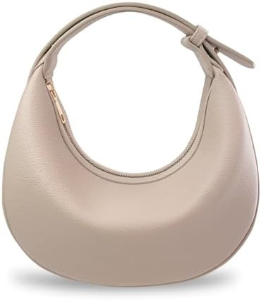 Women Crescent Shoulder Handbag-Large Capacity Crossbody Hobo Purse, Trendy Crescent Bag Clutch H... | Amazon (US)