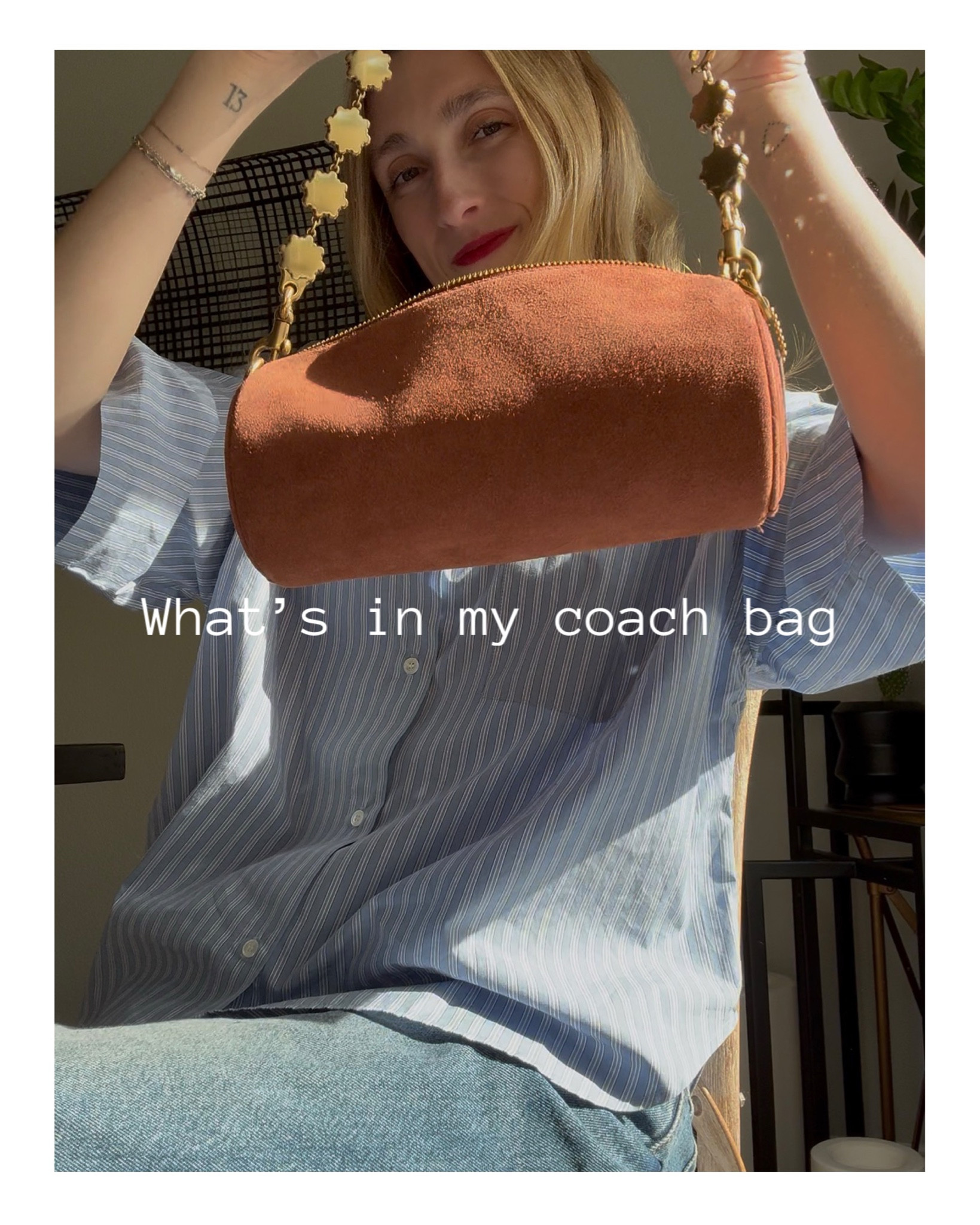 Back at it with a what’s in my bag with @coach

The coach barrel bag is cute and subtle but how much does it really fit realistically? Well here are my day to day essentials that fit inside my coach bag✨ #coach #coachbag 

#LTKTravel #LTKdayinmylife #LTKvlog