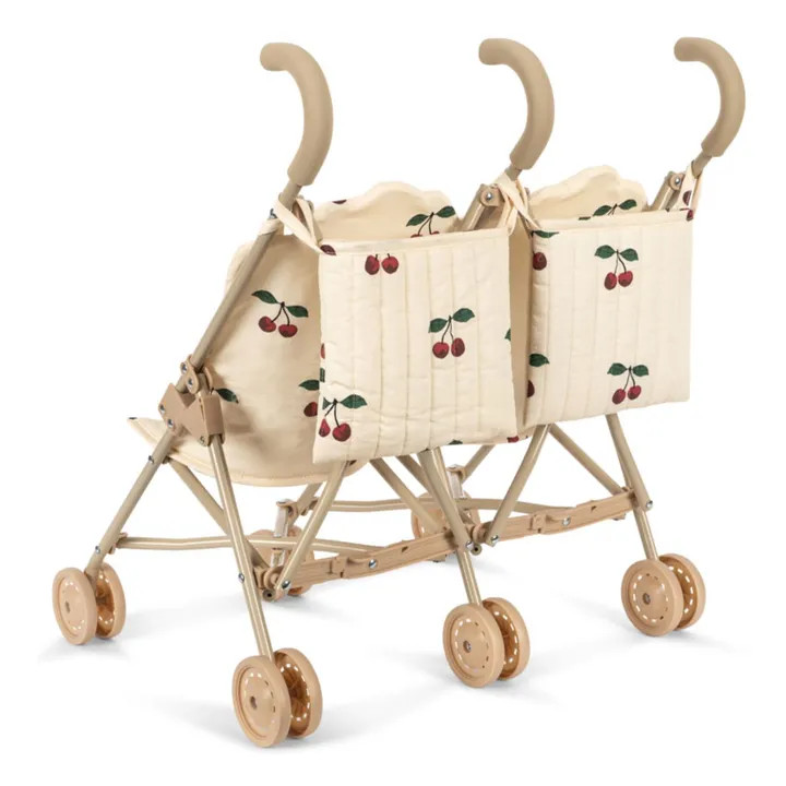 Stroller for Cerise twin dolls | Ecru | Smallable
