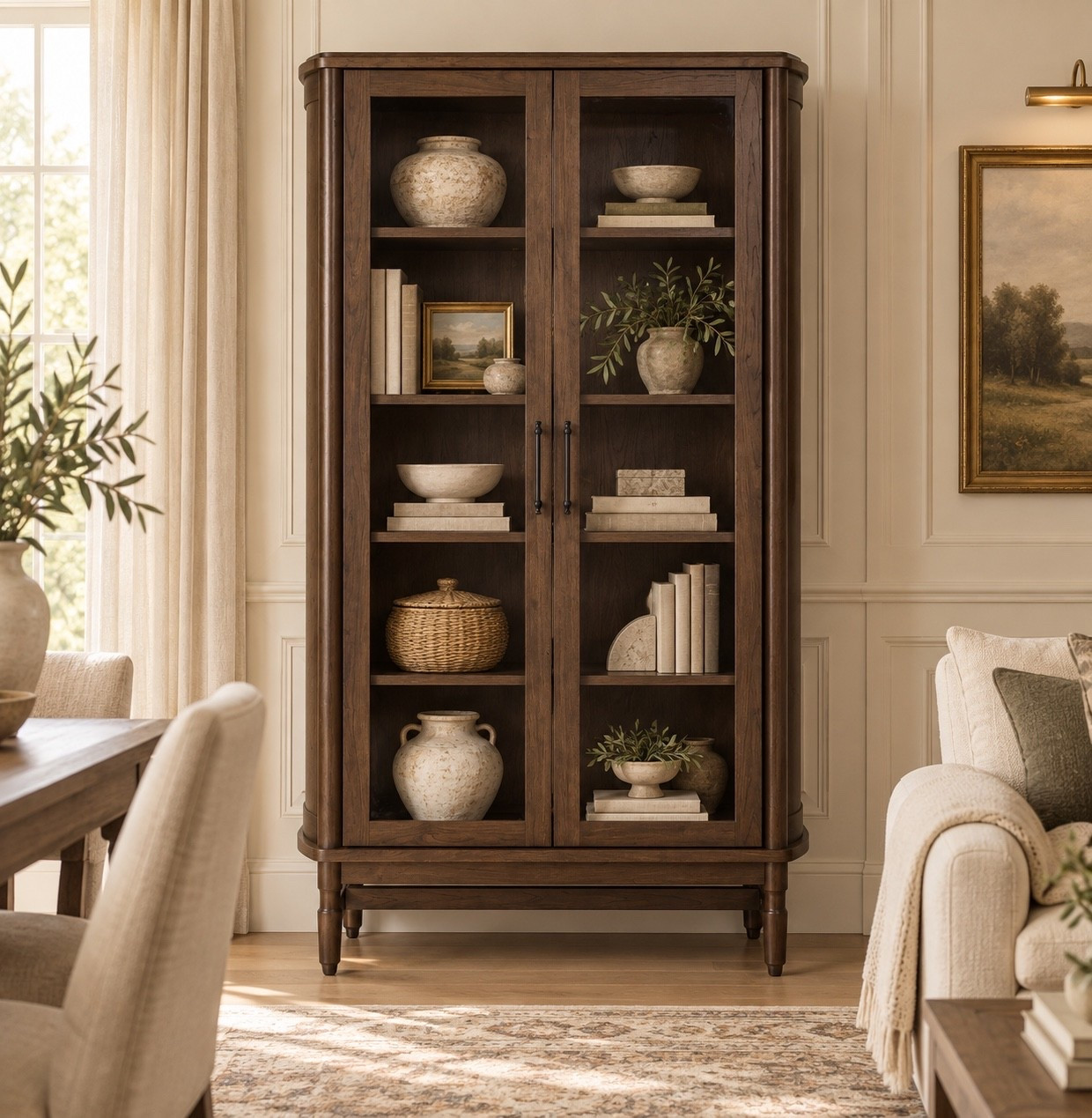 Ok… This looks so rich and it’s so stunning. It’s under $200 and from Walmart!

Storage cabinet. Curio cabinet. Bookcase.

#LTKHome