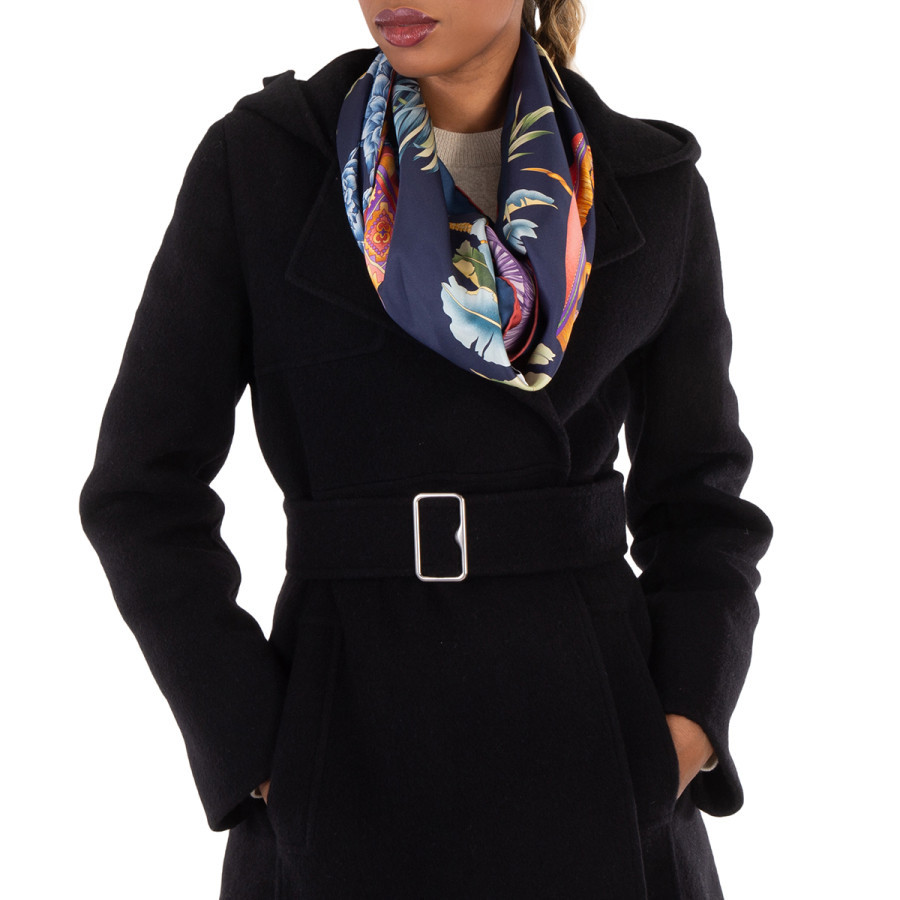 Salvatore Ferragamo Indian Print Silk Scarf. | Jomashop.com & JomaDeals.com