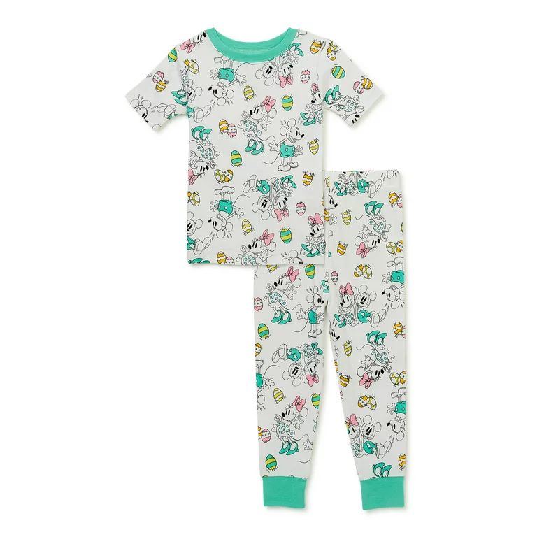 Mickey Mouse Baby & Toddlers Boys’ Easter Sleepwear, 2-Piece, Sizes 12M-5T | Walmart (US)