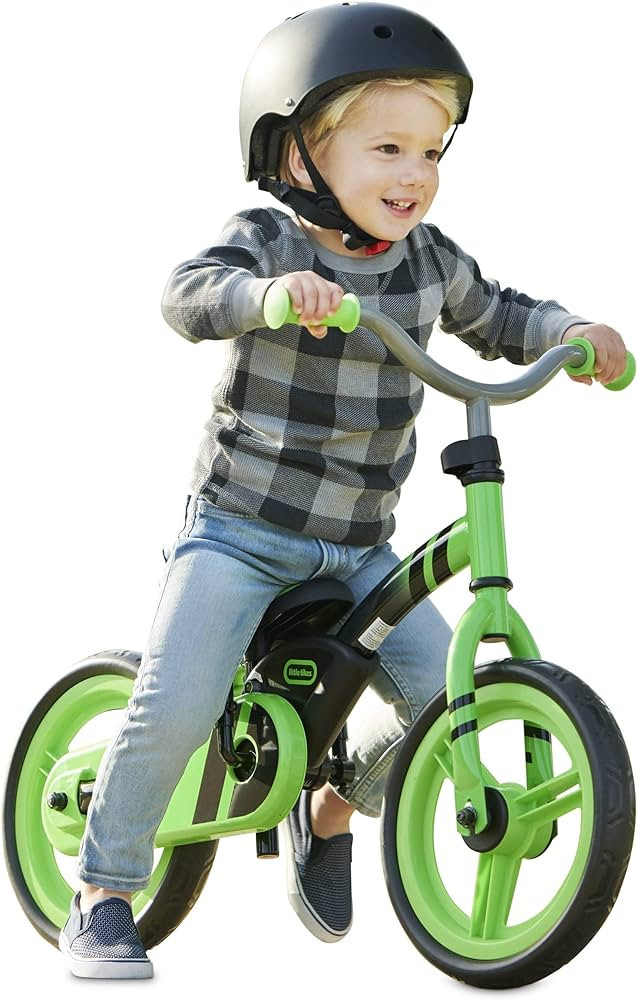 Little Tikes My First Balance-to-Pedal Training Bike for Kids in Green, Ages 2-5 Years, 12-Inch, ... | Amazon (US)
