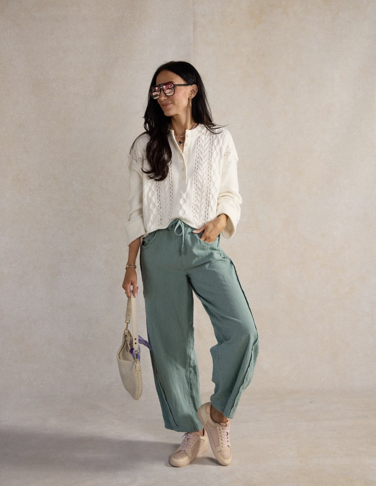 These pants are so cool and matched almost everything at this shoot. They felt like a neutral. Fit was great- and they do come in lots of colors  

 