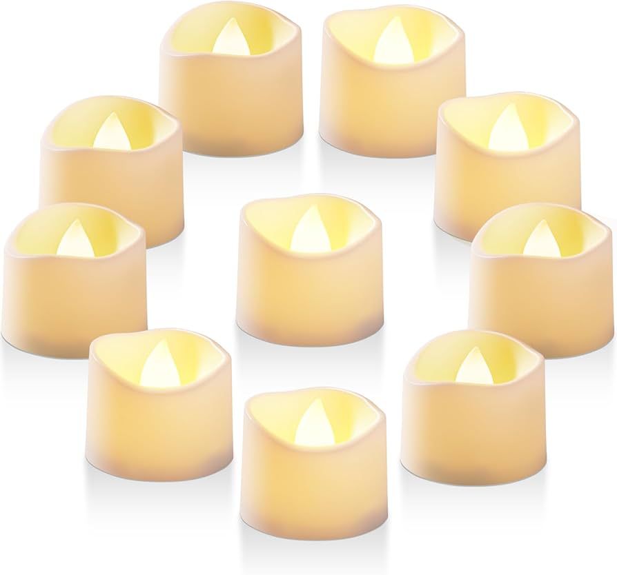 Homemory 24Pack Battery Operated Small Candles, 200+Hours Tea Lights Candles, Flickering Flam…S... | Amazon (US)