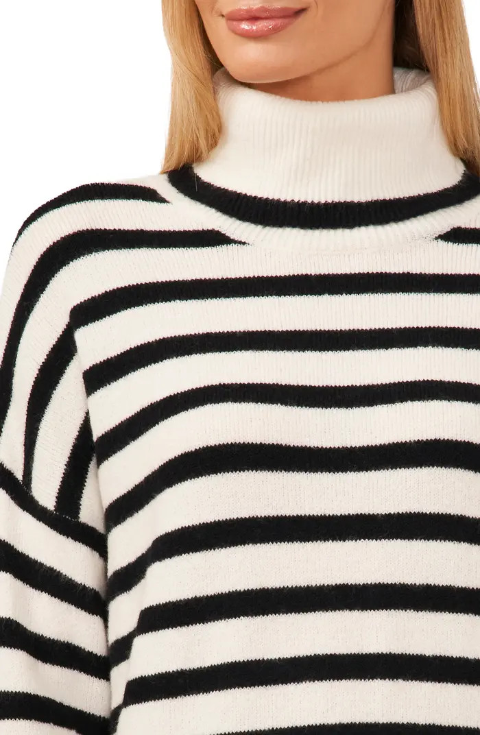 Stripe Turtleneck Sweater | Nordstrom