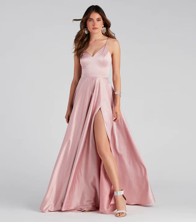Juliet Formal High Slit Dress | Windsor Stores
