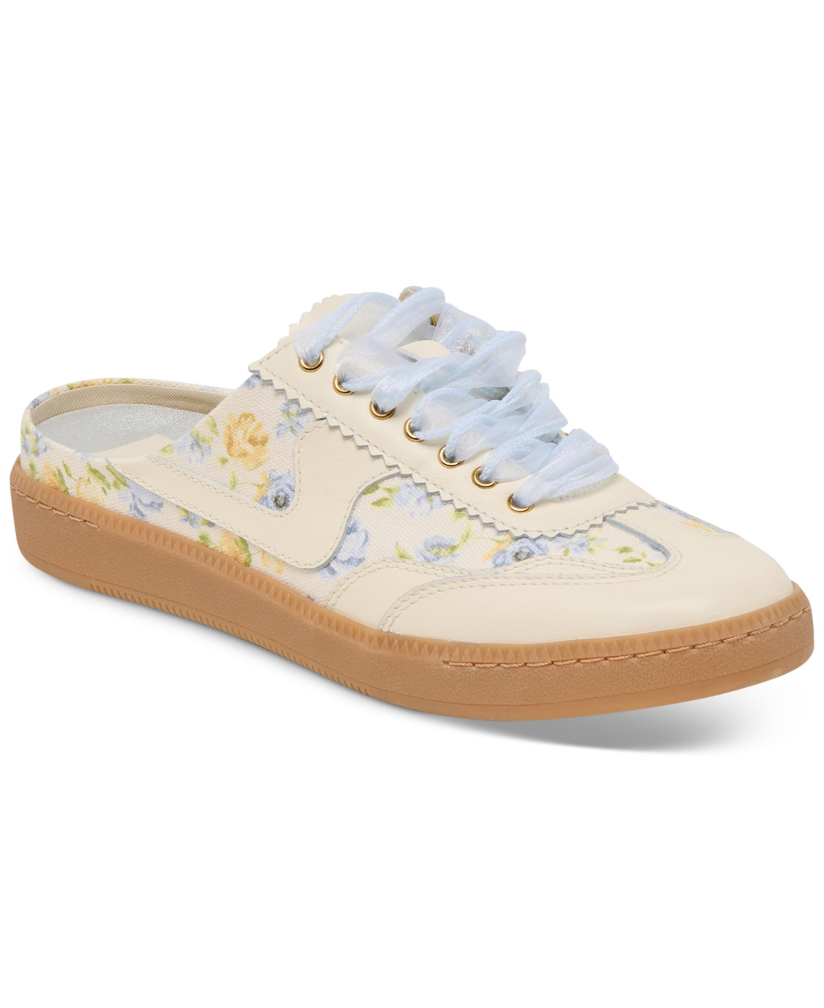 Dolce Vita Women's Notice Slide Mule Sneakers - Blue Floral Leather | Macy's