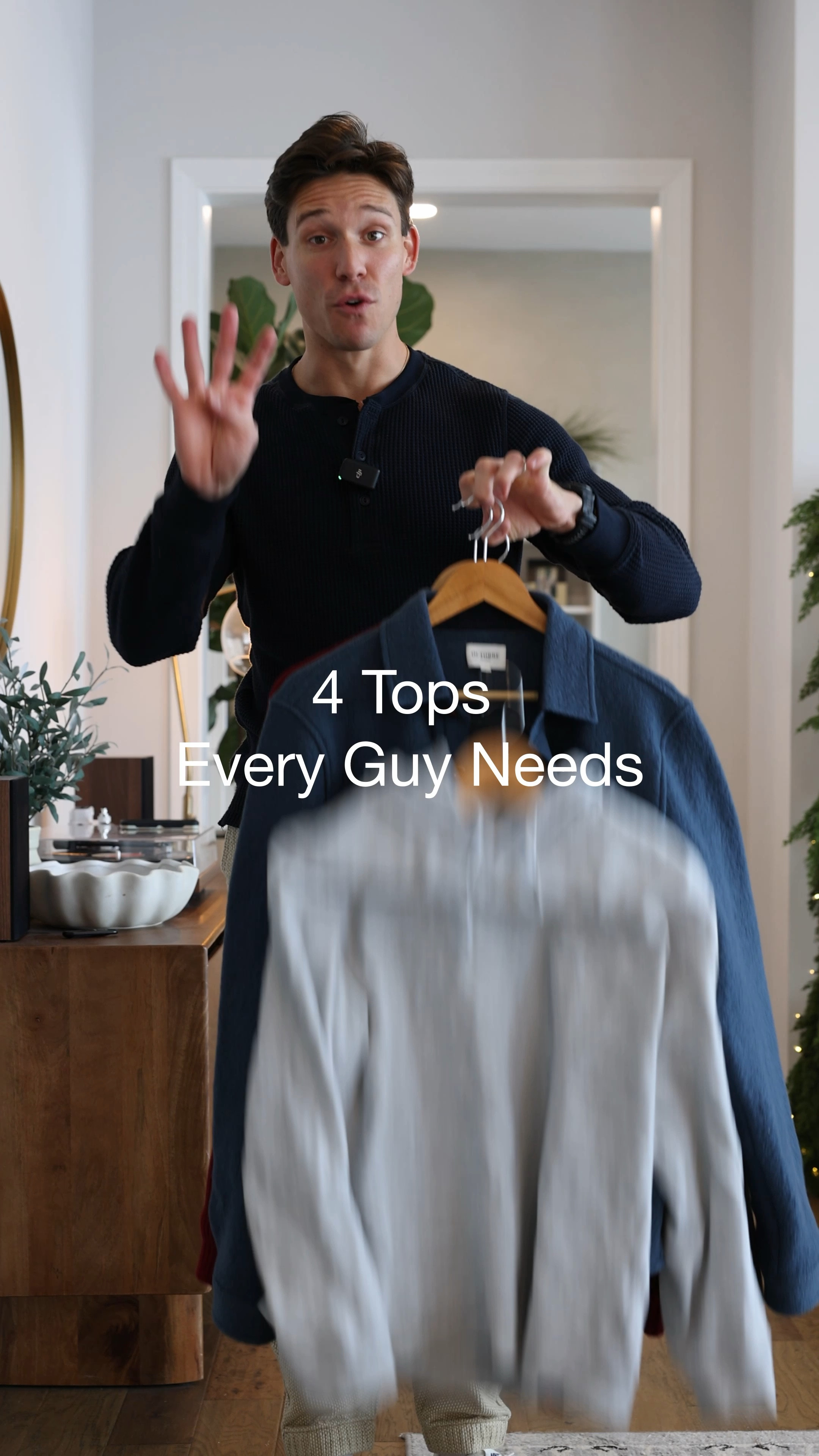 4 tops every guy needs for cold weather

1. Overshirt
2. Sweater
3. Sweatshirt / hoodie
4. Coat and / or jacket