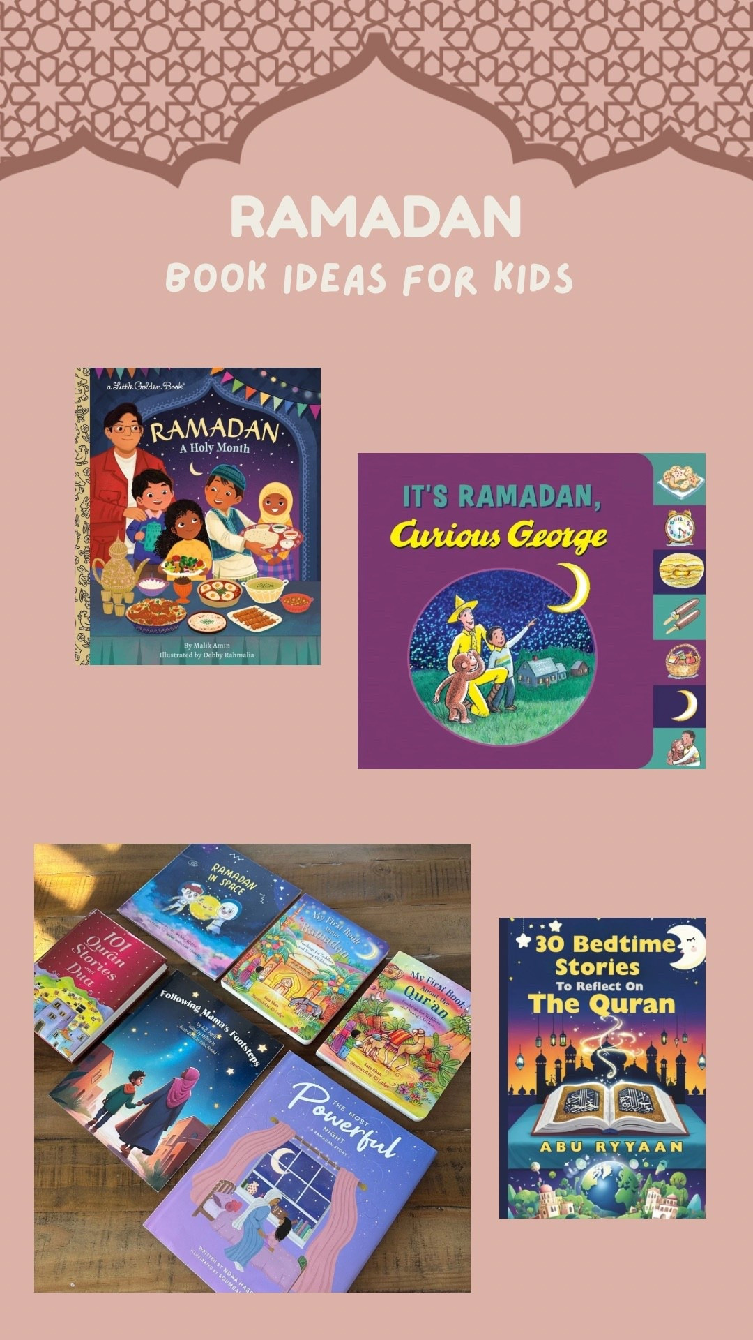 Ramadan book ideas for kids 🌙
A mix of our favorites + a few new additions to our collection to help make the month feel special for the little ones. 

#LTKmomlife #LTKKids #LTKHome
