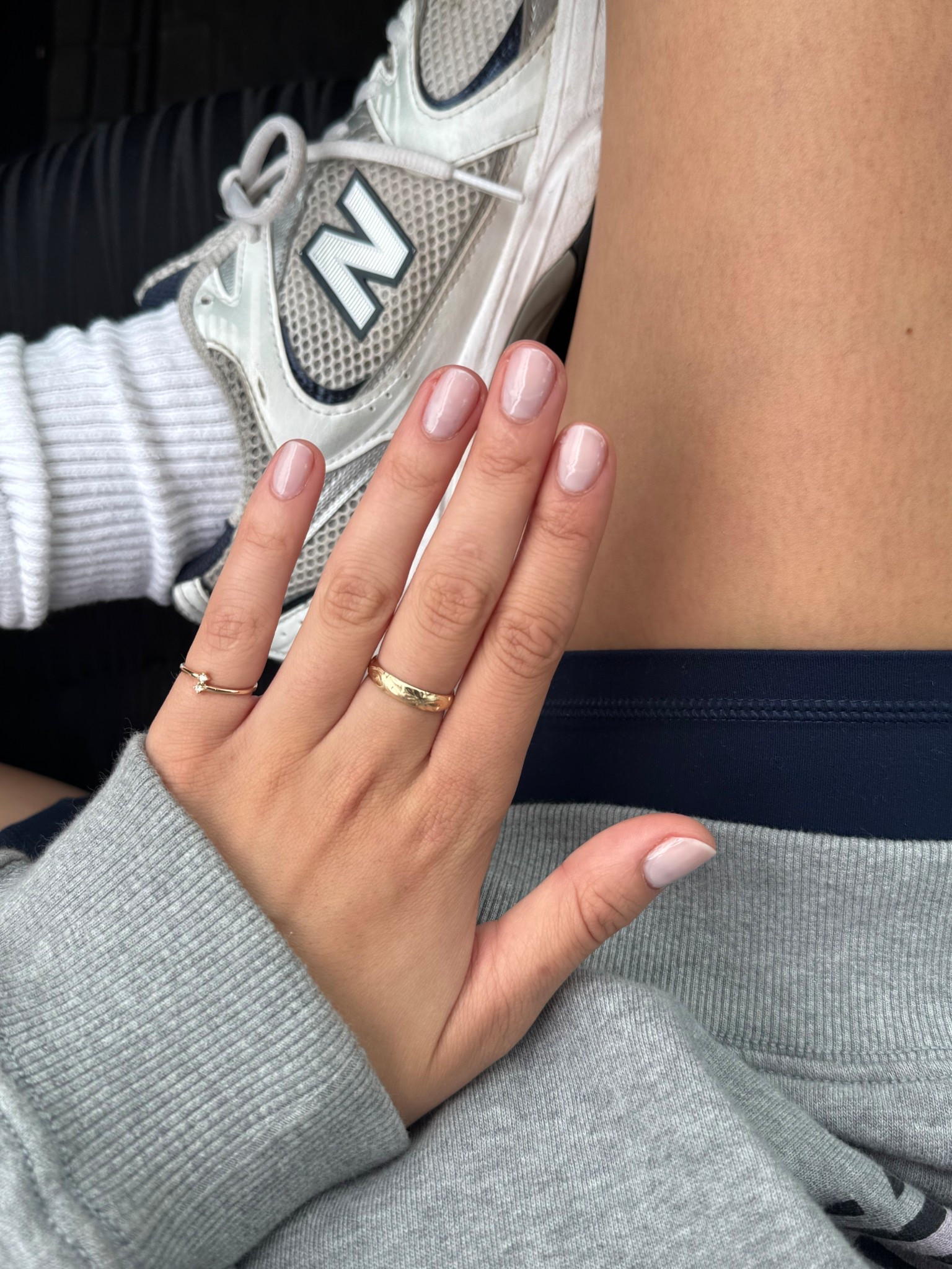 Middle ring is na hoku! 

Gold jewelry, gold rings, simple accessories, natural nails, natural manicure 

#LTKFindsUnder50 #LTKBeauty