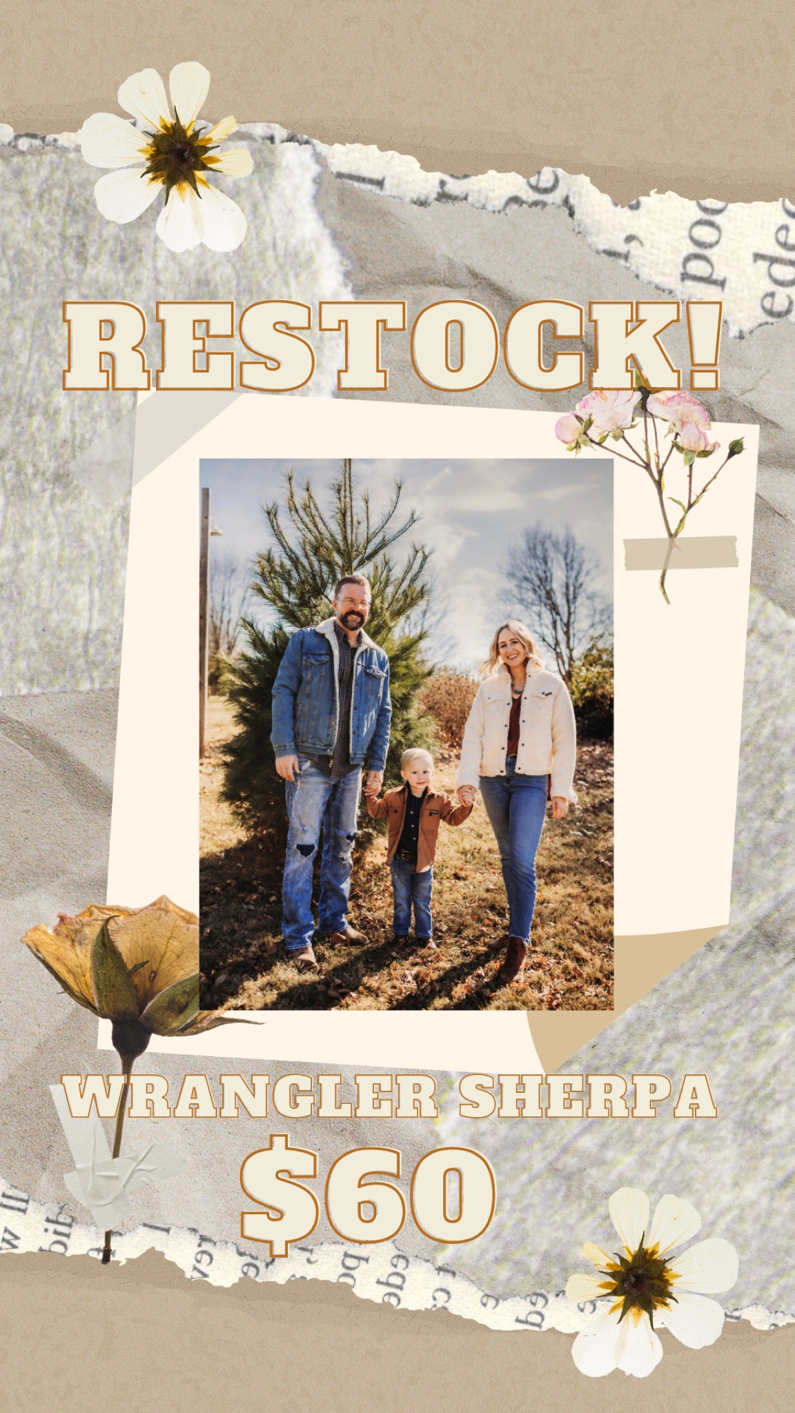 RESTOCK! More sizes available of my favorite winter coat. Cozy and cropped, Wrangler Sherpa Jacket only $60.
Ski jacket, ranch wear, cowgirl fashion, southwest style. 

#LTKsalealert #LTKFind #LTKSeasonal