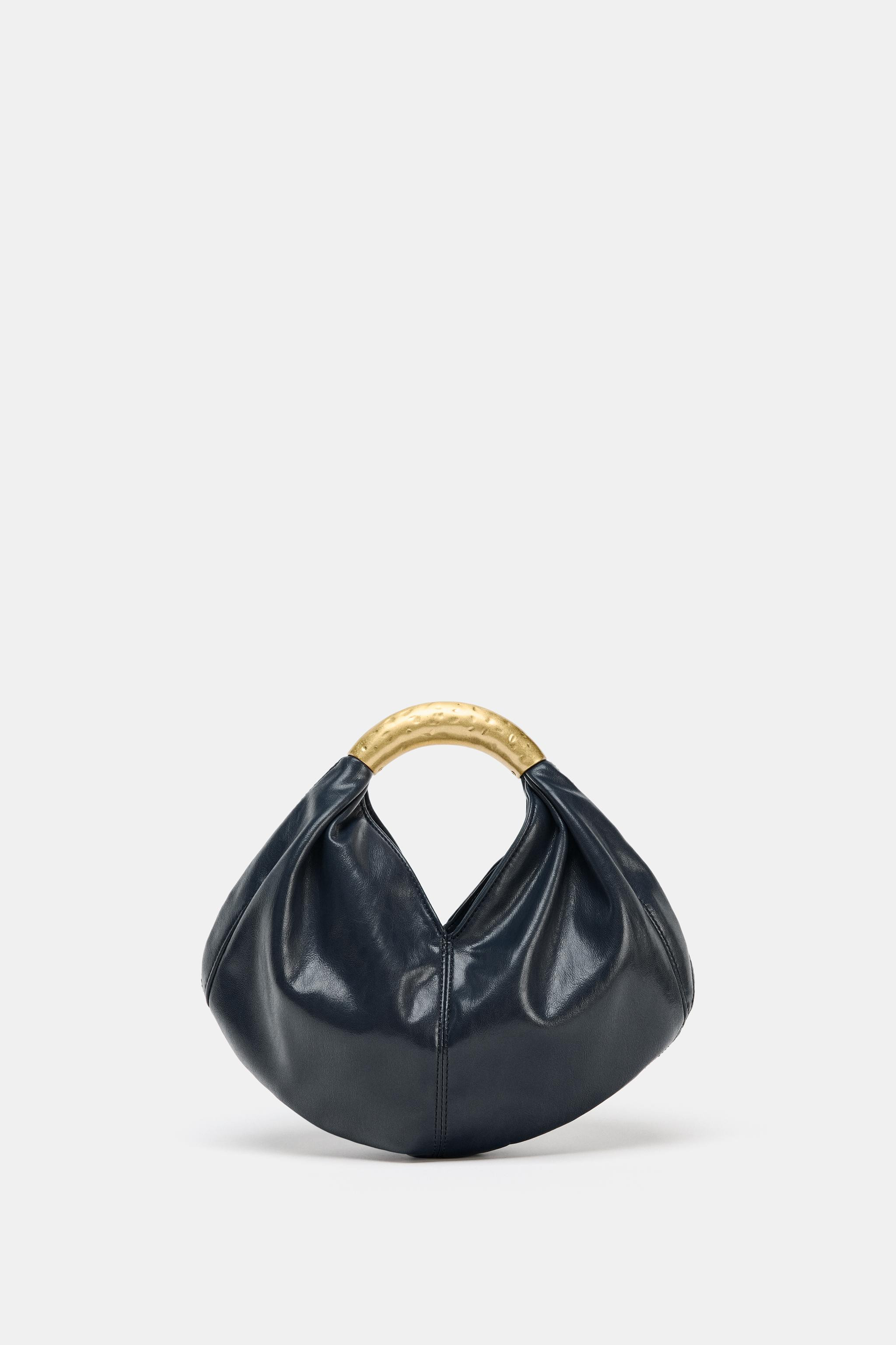 METAL HANDLE HANDBAG | Zara US