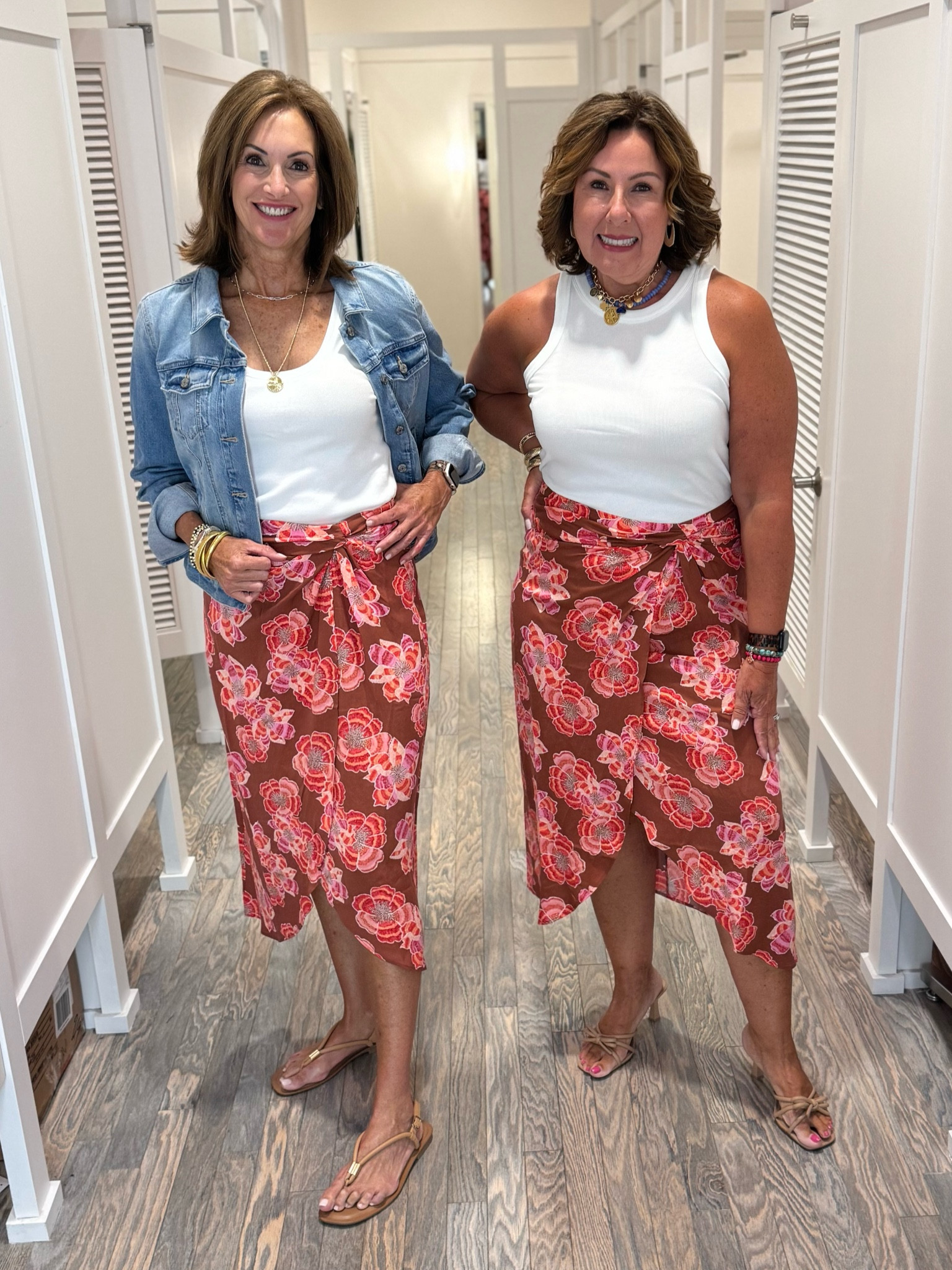 Faux Wrap skirt is soooo cute. 

Sizes 8 & 14

Tank - L & XL
Denim jacket - L



#LTKSaleAlert #LTKStyleTip #LTKFindsUnder50