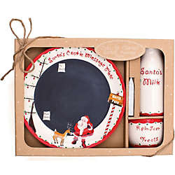 Child to Cherish Christmas Santa Cookie Plate Set | Lands' End (US)