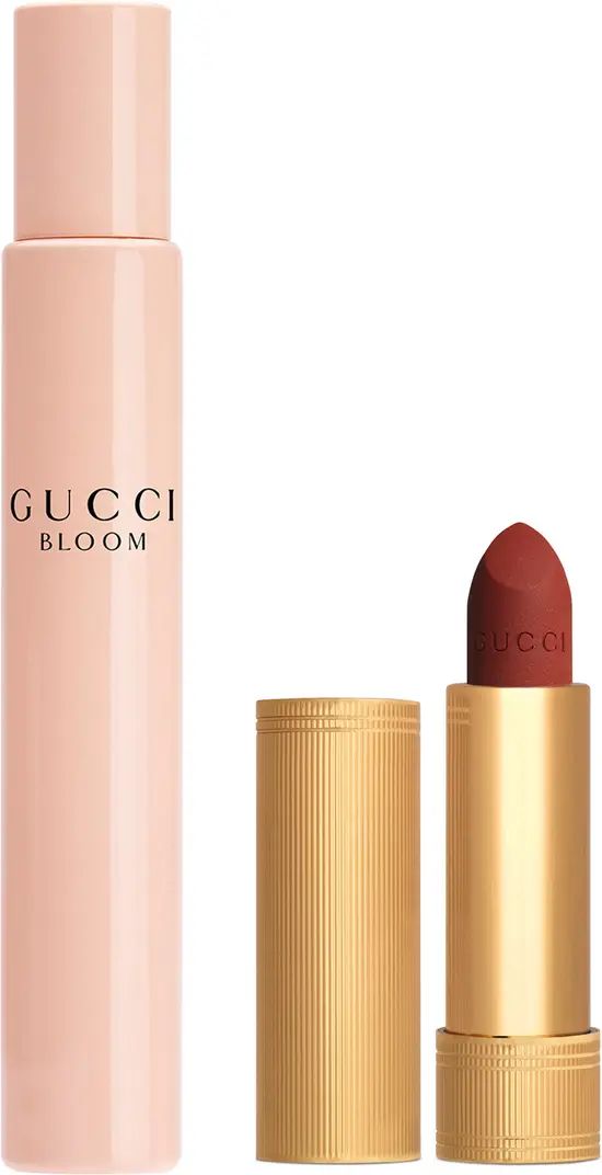Gucci Bloom Eau de Parfum Rollerball & Matte Lipstick Set USD $76 Value | Nordstrom | Nordstrom