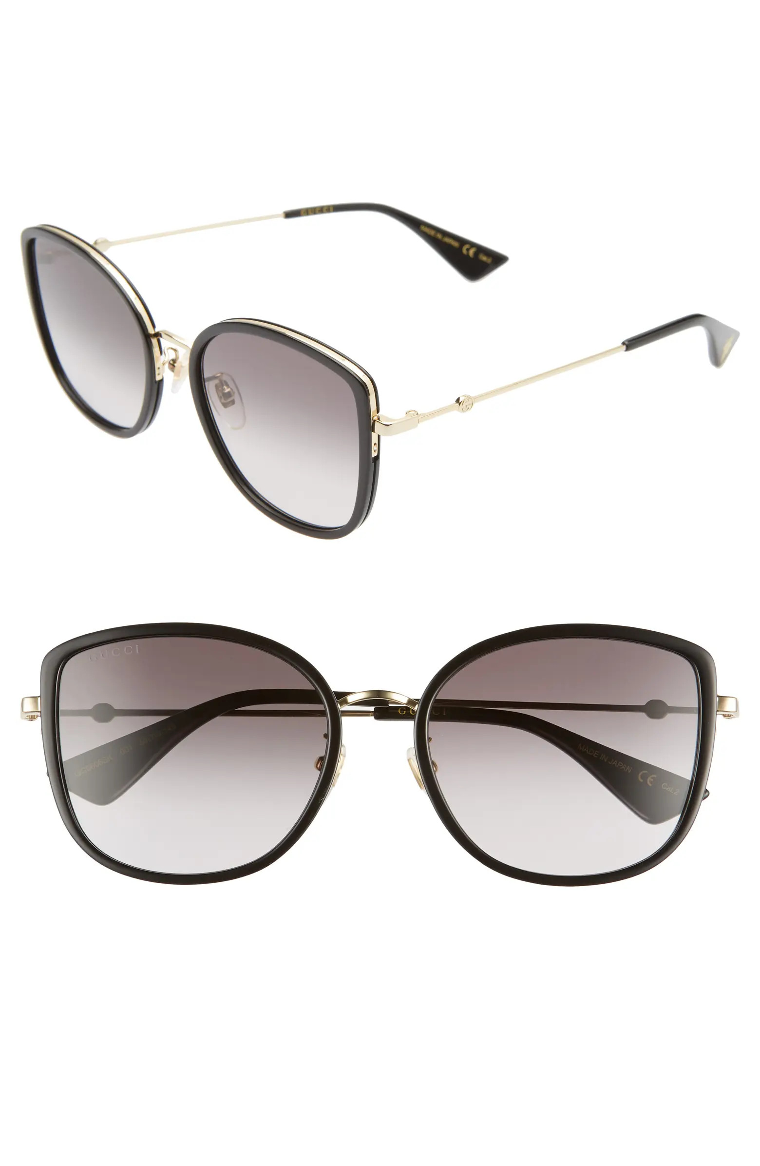 56mm Gradient Cat Eye Sunglasses | Nordstrom