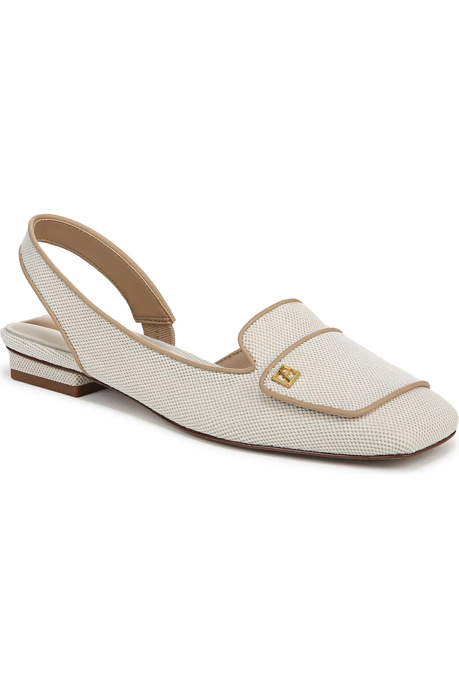 Franco Sarto Teagan Slingback Half d'Orsay Flat (Women) | Nordstrom | Nordstrom