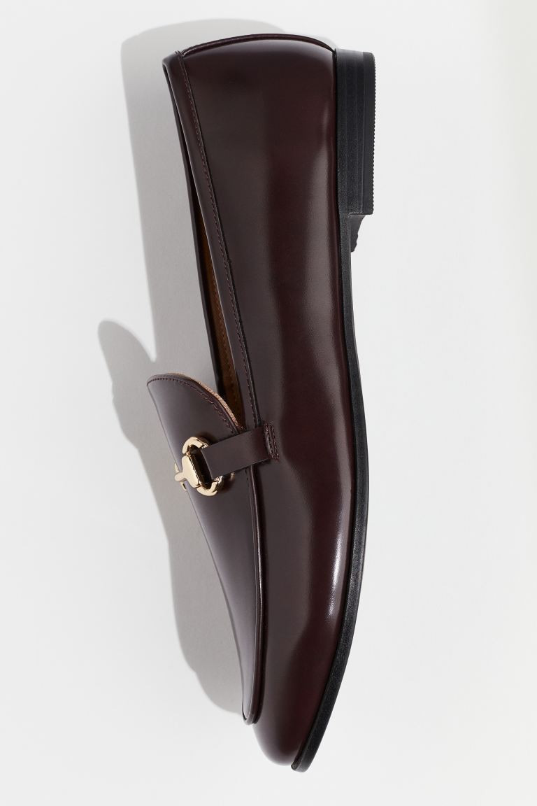 Loafers - Low heel - Burgundy - Ladies | H&M US | H&M (US + CA)