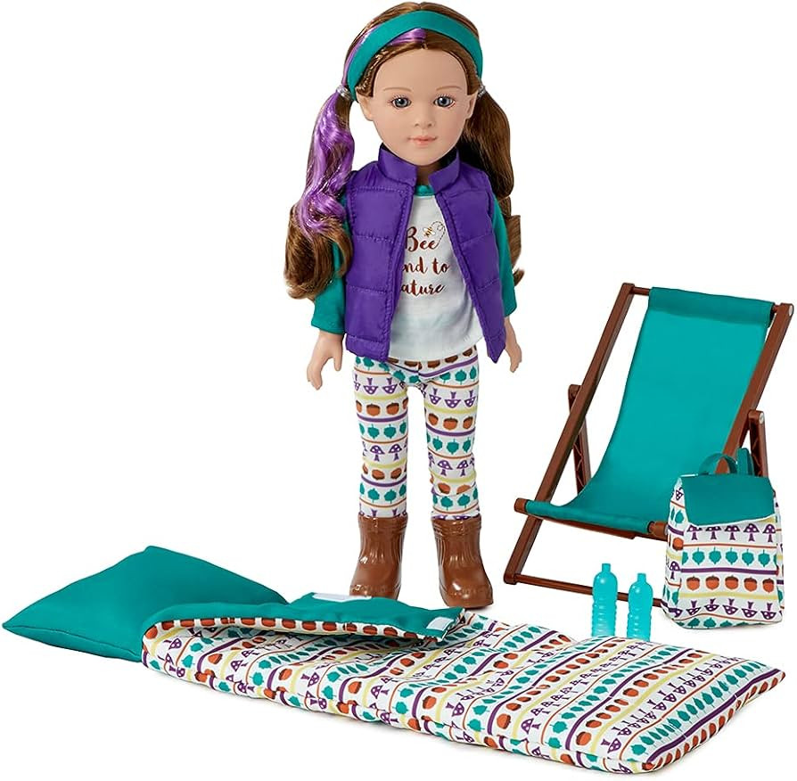 Madame Alexander 14" Kindness Club Doll Great Outdoors Set, Light Skin Tone, Blue Eyes, Brunette ... | Amazon (US)
