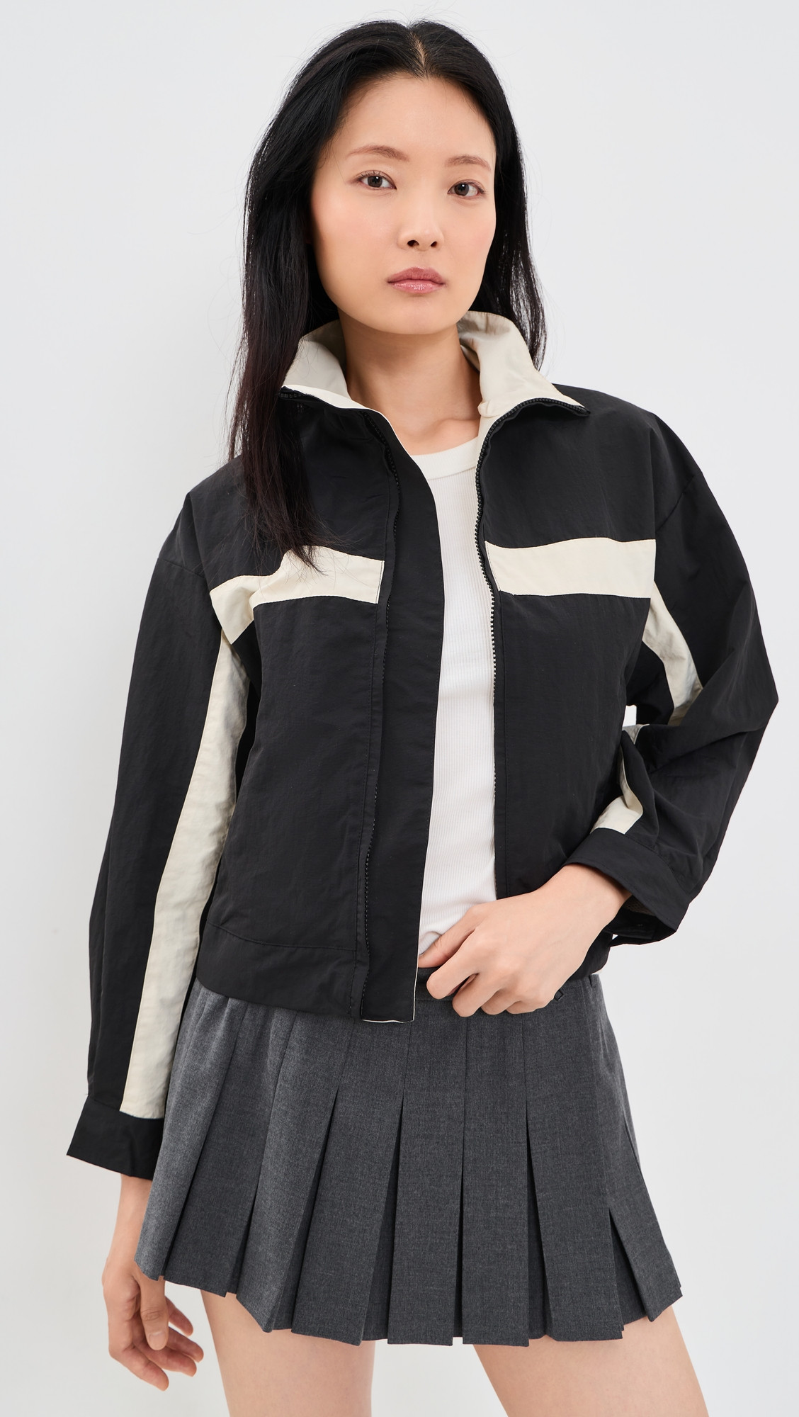 Lioness Essential Windbreaker Noir XXS | Shopbop