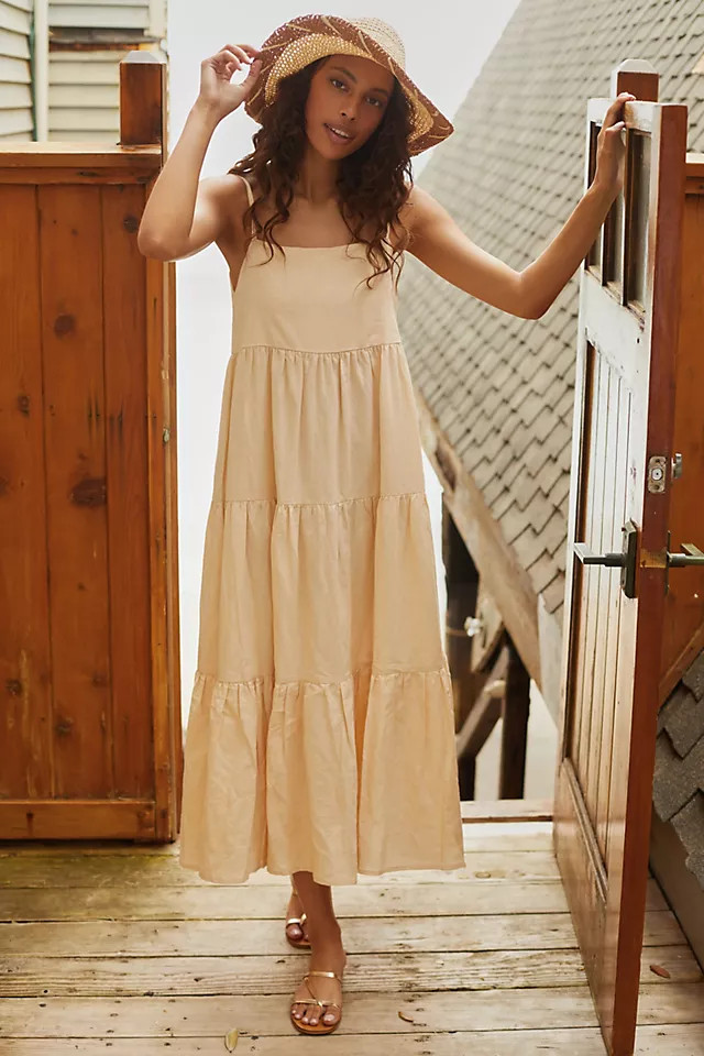 Isabella Cover-Up Midi Dress | Anthropologie (US)