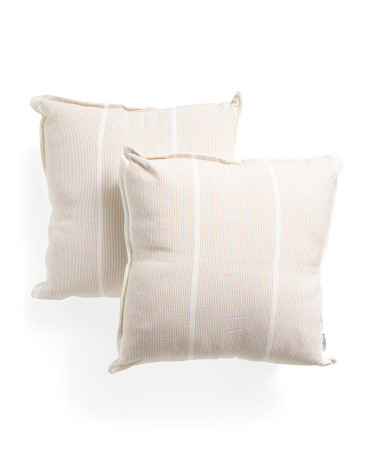 22x22 2pk Striped Pillow Set | TJ Maxx