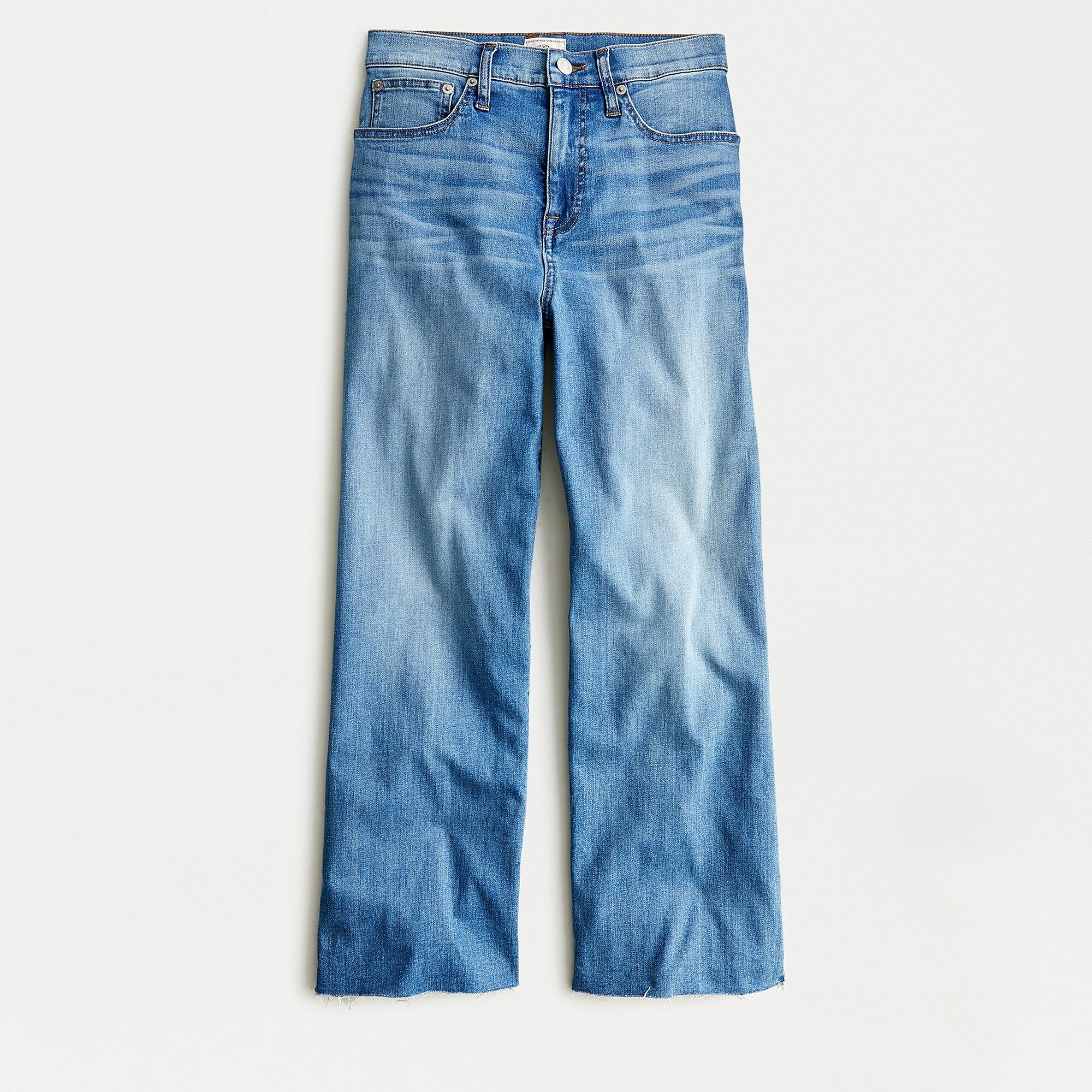 Tall slim wide-leg jean in French Blue wash | J.Crew US