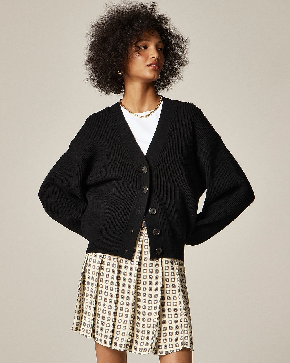 Sculptural cardigan | J. Crew US