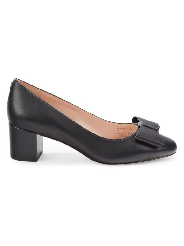kate spade new york Delancey Bow Leather Pumps on SALE | Saks OFF 5TH | Saks Fifth Avenue OFF 5TH