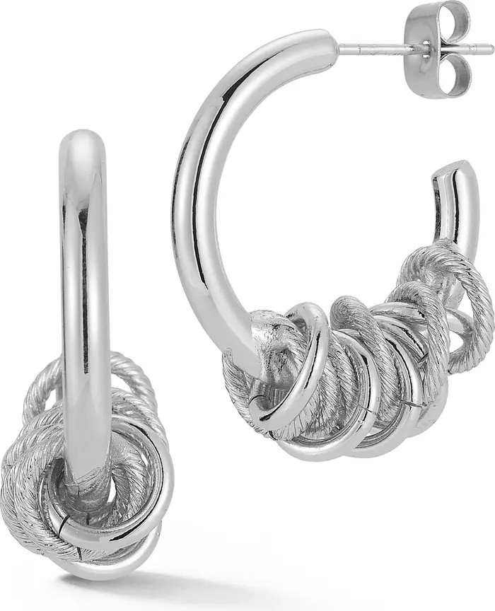 GLAZE JEWELRY Multi Ring Hoop Earrings | Nordstromrack | Nordstrom Rack