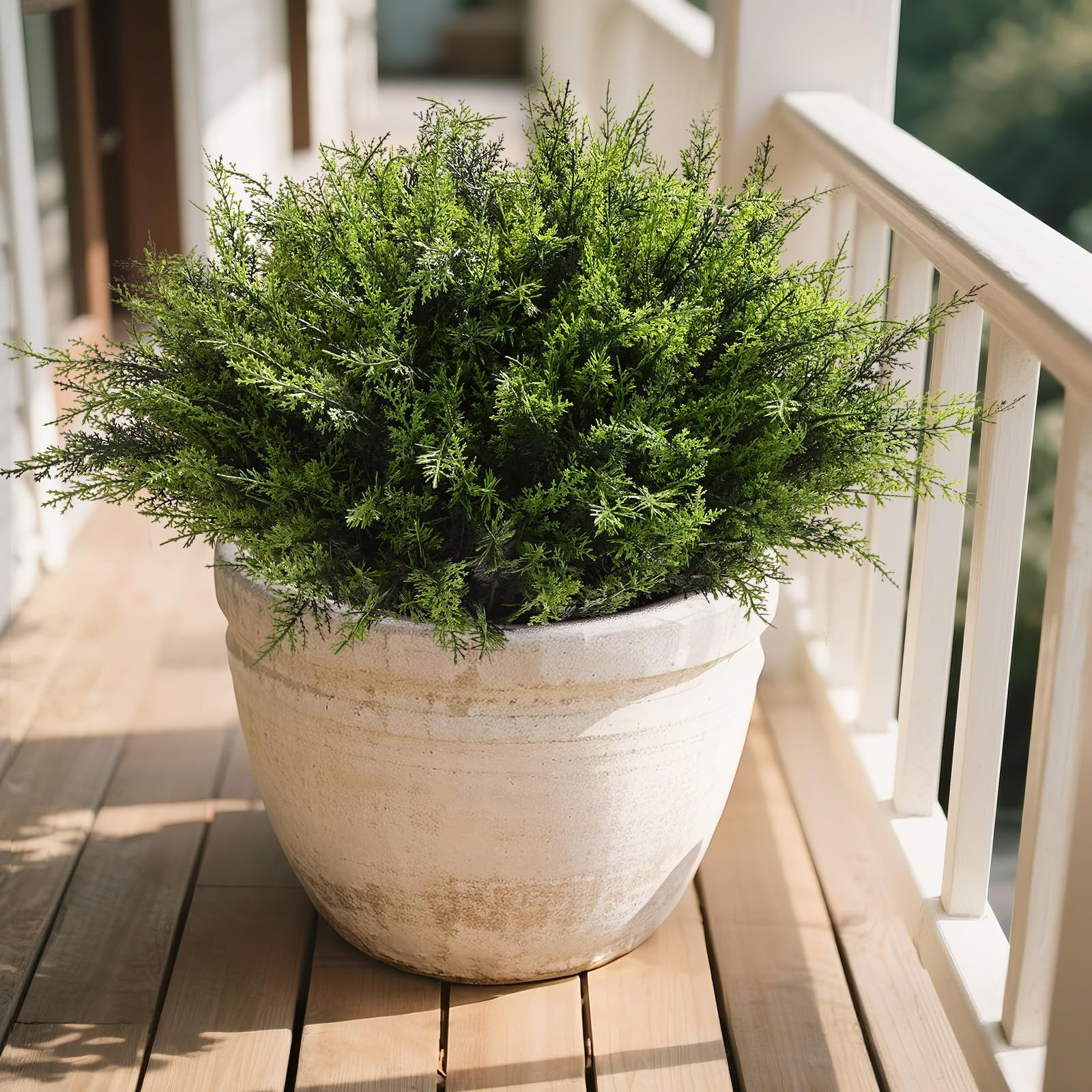 Amazon.com: Waipfaru 12 Bundles Artificial Plants Outdoor, UV Resistant Artificial Plants, Fake Plants for Outdoor Porch Decor Lifelike Fake Bushes Greenery for Home Farmhouse Yard Decorations : Home & Kitchen | Amazon (US)