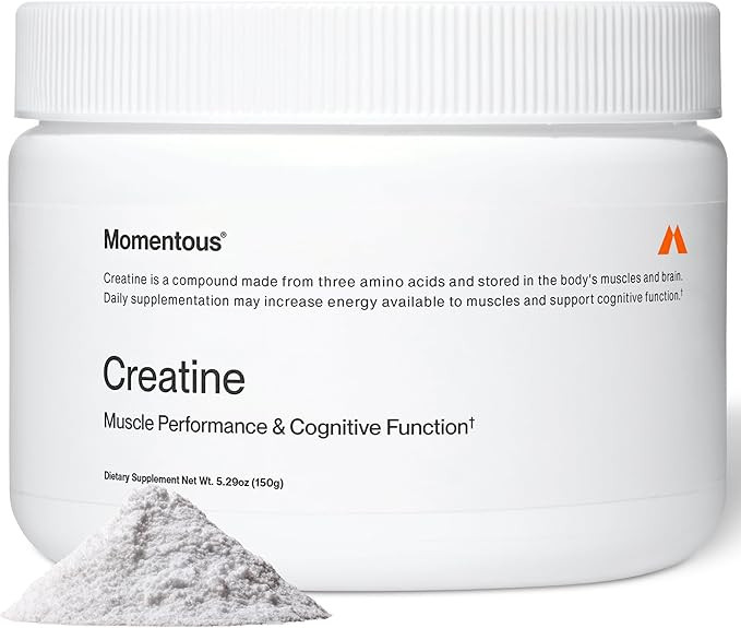 Momentous Creatine Monohydrate Powder - Creatine Powder - Supports Strength, Lean Muscle, & Recov... | Amazon (US)