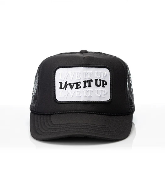 Live It UP Patch Trucker Hat | Local Beach