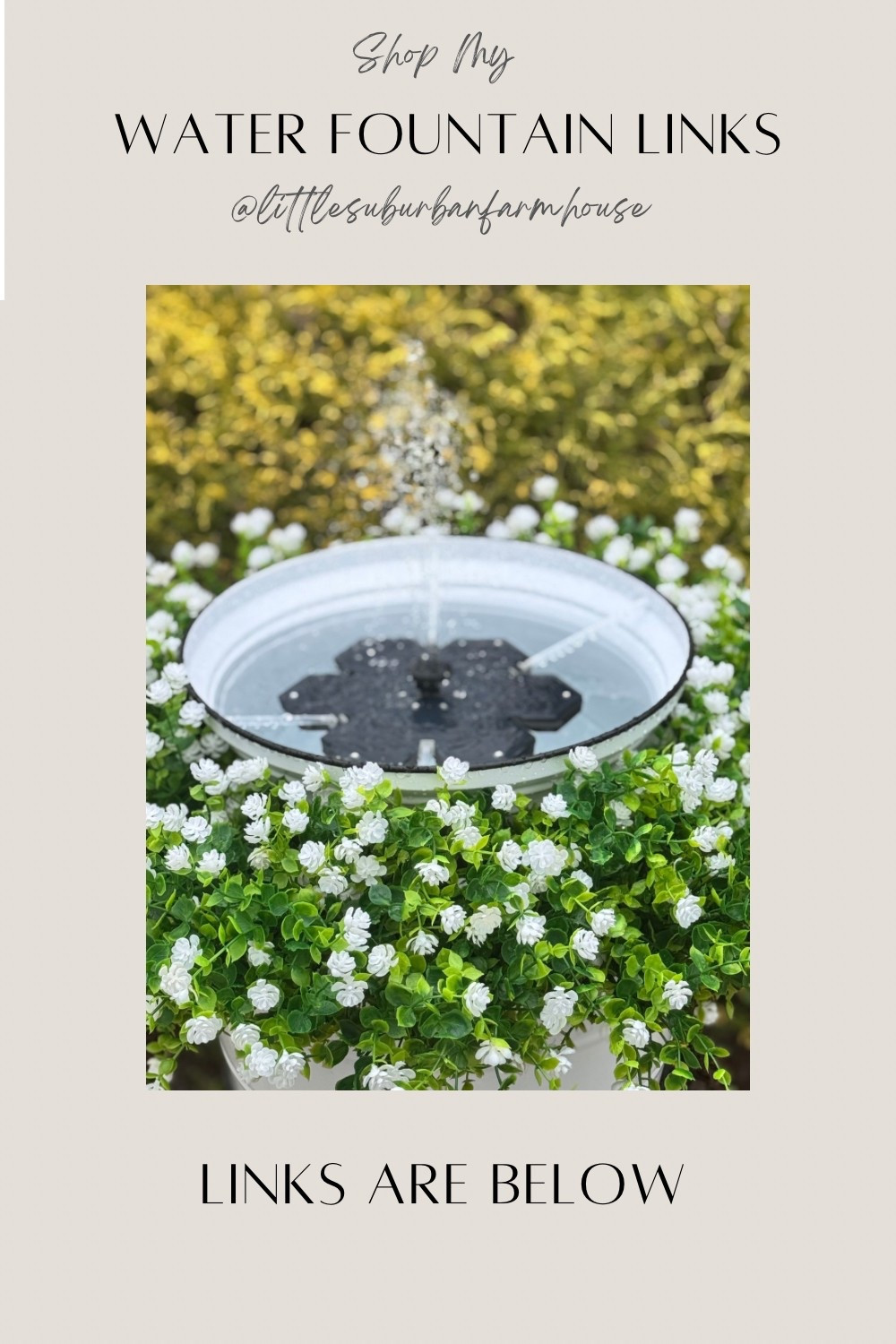 My Water fountain feature diy! 

#LTKStyleTip #LTKHome #LTKSeasonal