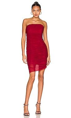 MAJORELLE Ursula Dress in Red Wine from Revolve.com | Revolve Clothing (Global)