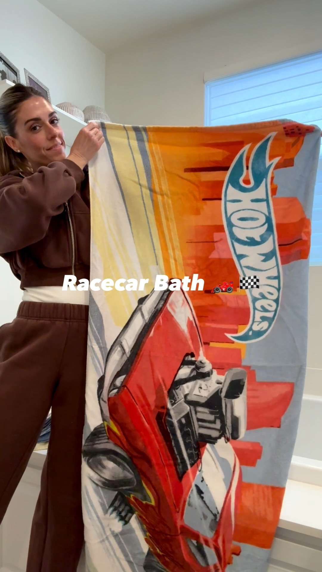 Help me setup a racecar inspired bath dor my boys 💦🏎️🏁 My boys are big Hotwheels guys, so I knew this would go over big with them! 

Amazon, hot wheels bath, bath toys for kids, hot wheels towels, bath lights, color chaging cars, hotwheels bath bombs, bathtub racetrack, bath toys, kids gift ideas

#LTKmomlife #LTKKids #LTKstorytime