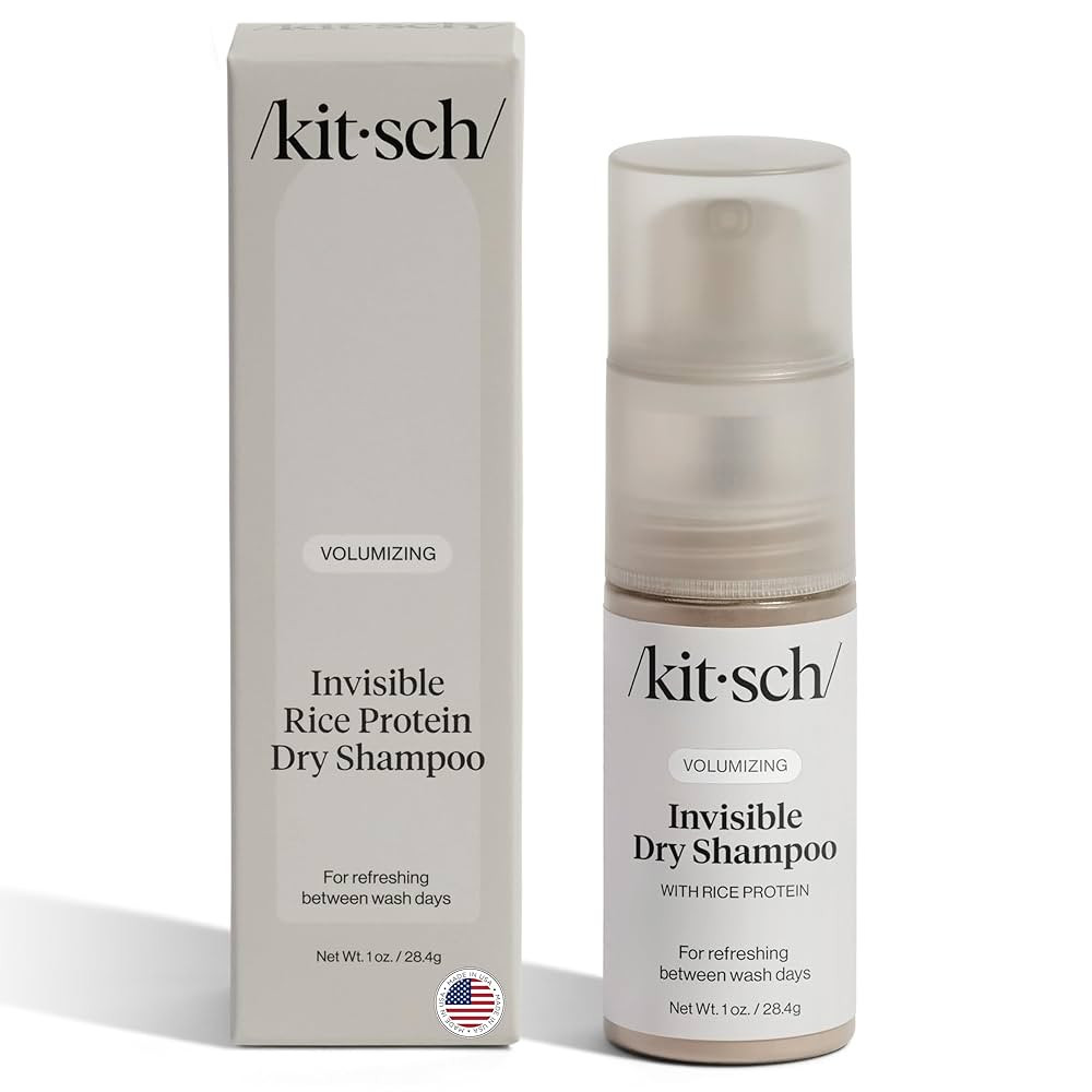 Kitsch Volumizing Rice Protein Dry Shampoo Powder - Dry Shampoo for Women & Men, No White Cast, A... | Amazon (US)