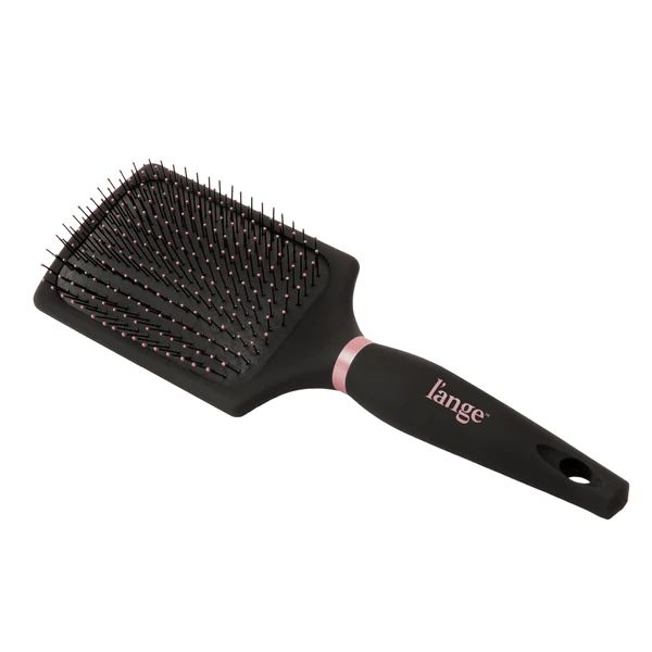 Black Siena Paddle Brush w/Bristle | L'ange Hair