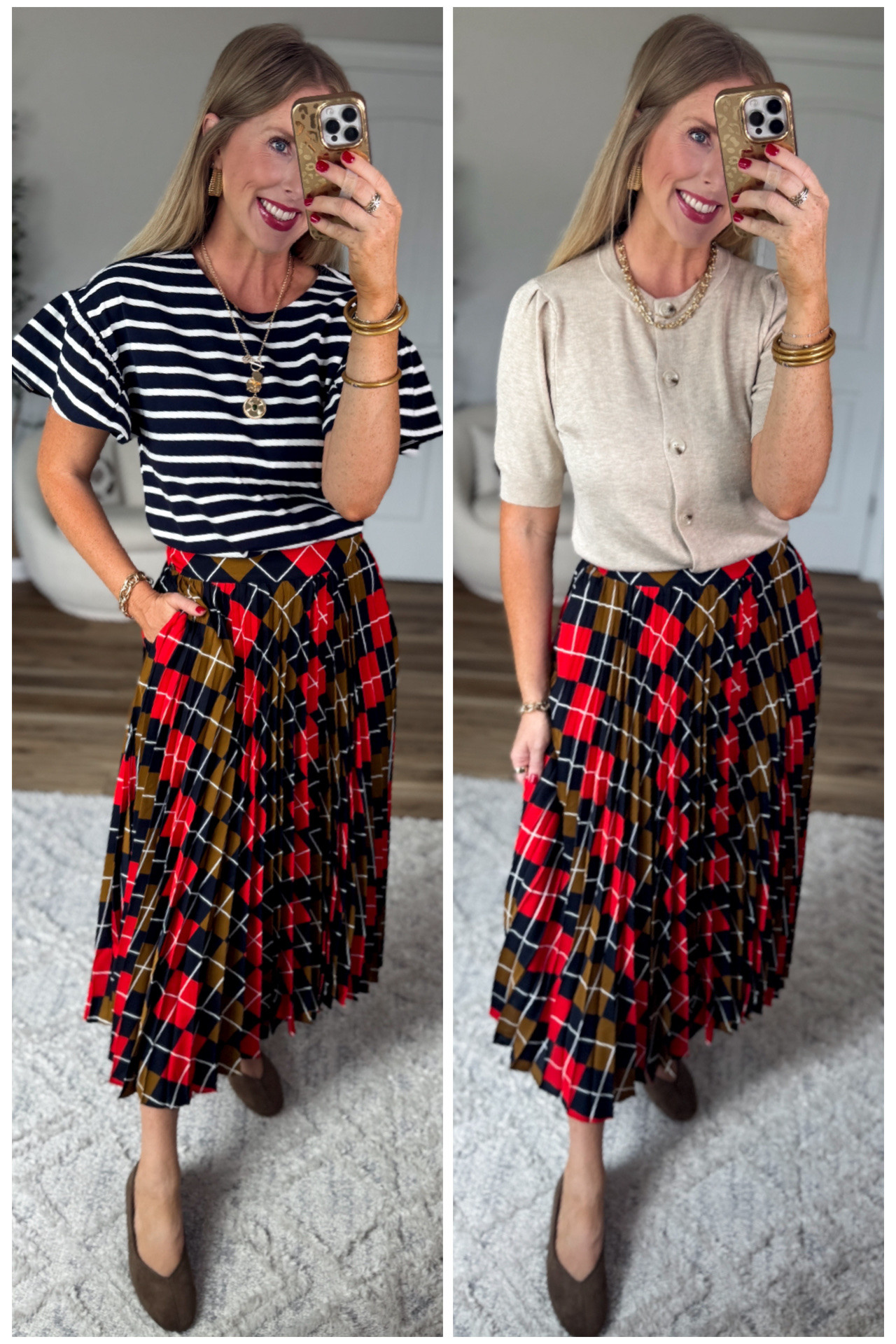 2 ways to wear this pleated maxi skirt from Walmart!

#LTKootd