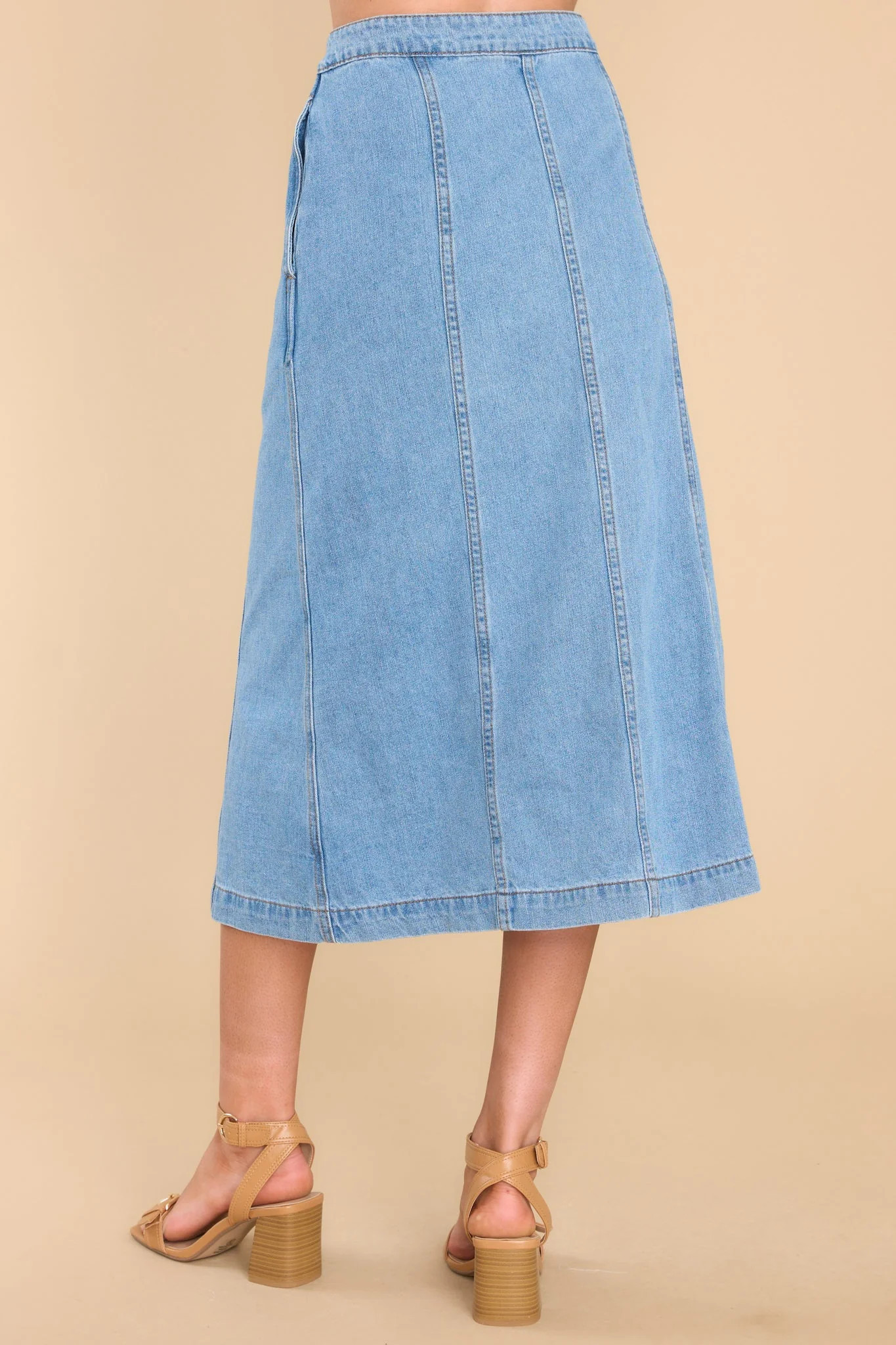 So Charmed Denim Skirt | Red Dress 