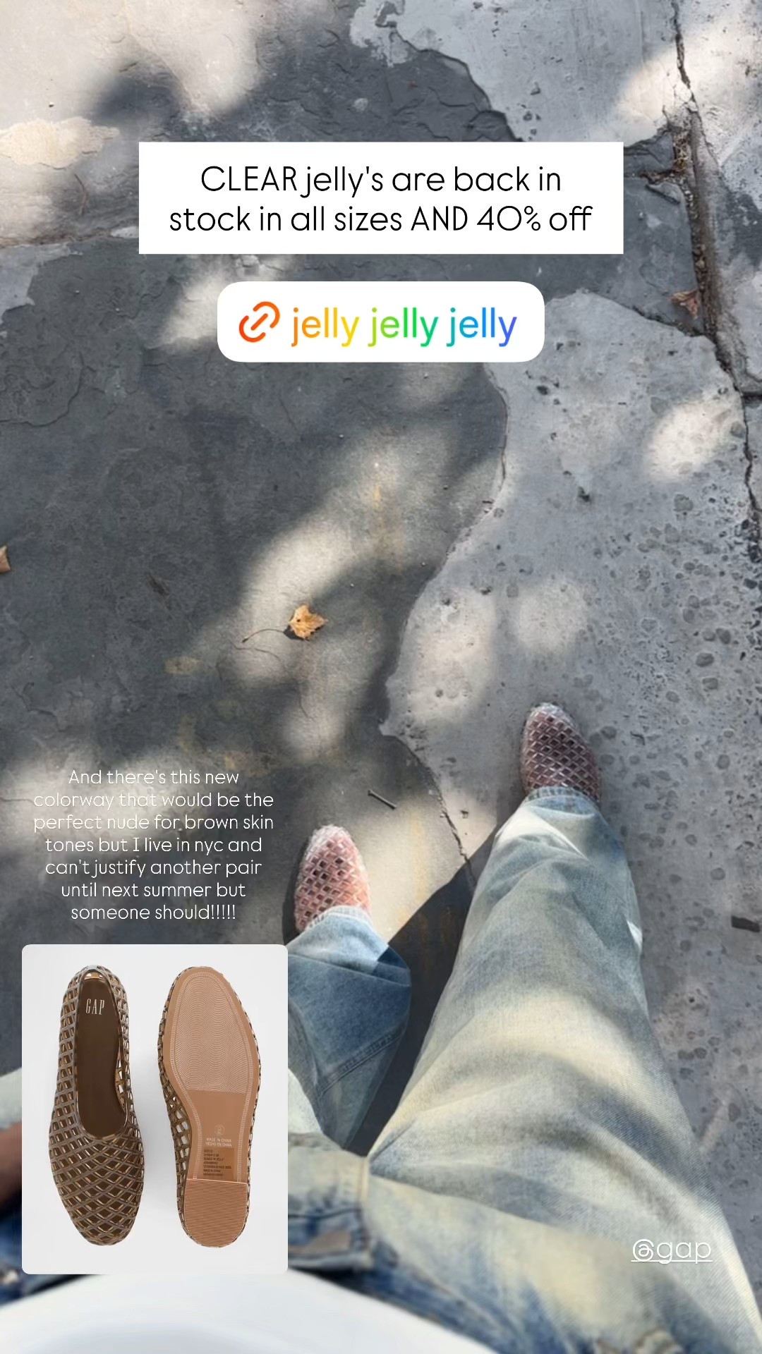 Hands down best jelly shoes! Proof in the restock and added new colorway! Perfect for nude on brown skin tones!! Also Clear is 40% off!!!!

#LTKStyleTip #LTKShoeCrush