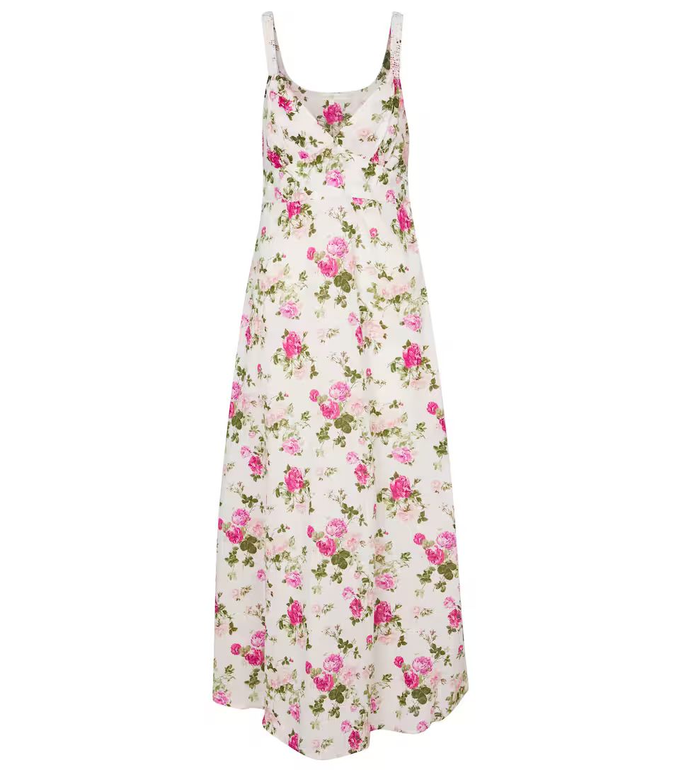 Sabina floral cotton midi dress | Mytheresa (US/CA)