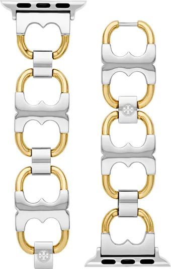 Tory Burch Double-T Link 20mm Apple Watch® Watchband | Nordstrom | Nordstrom