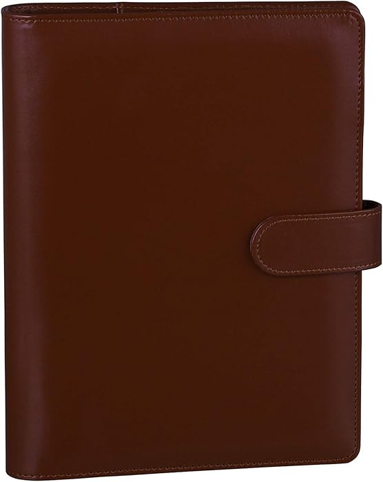 Antner A5 Binder 6 Ring Refillable Notebook Planner Cover for A5 Refill Paper, PU Leather Small B... | Amazon (US)